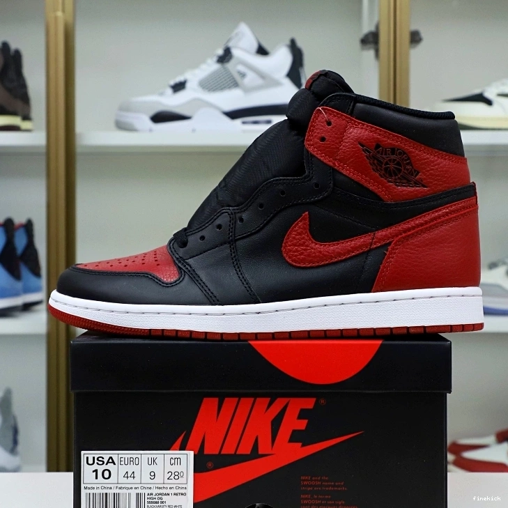 JORDAN HIGH RETRO AIR OG 1 'BRED' 1002